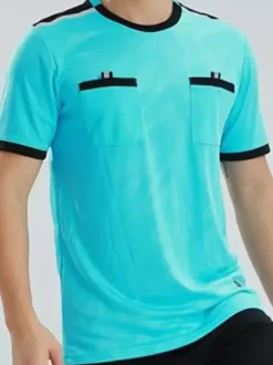 Men's Football Goalkeeper Breathable Training Short Sleeve Top