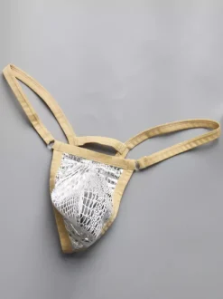 Men's G-strings Thong Sexy Low Rise Underwear Bulge Pouch Panties
