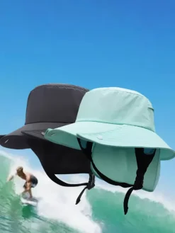 Men's Hat Chic Color Block Lace-up Unisex Sun Hat
