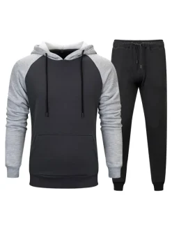 Men's Hooded Long Sleeve Tracksuit
