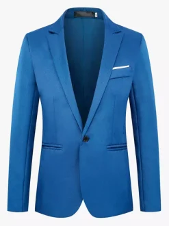 Men's Jacket Slim Casual Suit Tops Plus Size Blazer