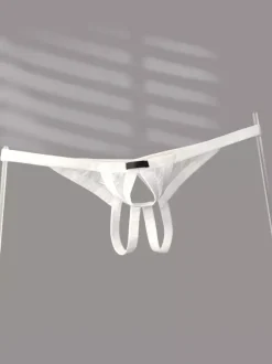 Men's Lingerie Underwear Sexy Panties Black Brief Triangle