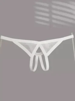 Men's Lingerie Underwear Sexy Panties Black Brief Triangle