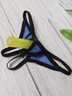 Men's Lingerie Underwear Sexy Panties Black Brief Triangle