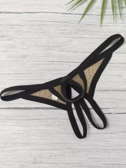 Men's Lingerie Underwear Sexy Panties Black Brief Triangle