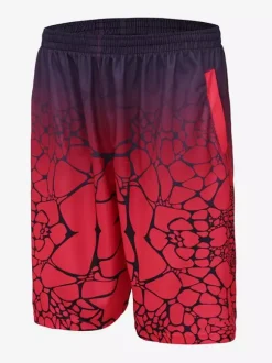 Men’s Loose Fit Shorts Beach Quick-Dry Printed Summer Shorts