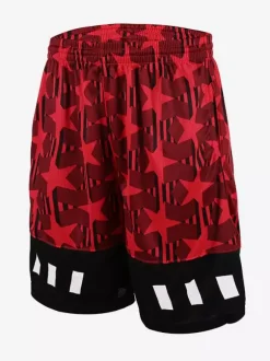 Men’s Loose Fit Shorts Beach Quick-Dry Printed Summer Shorts