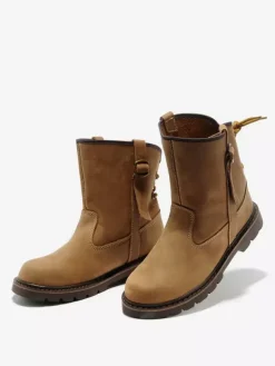 Men's Martin Slip On Classic Coffee Brown Retro Work Ankle Short Boots