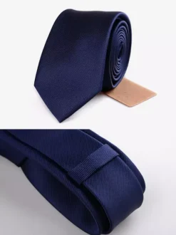 Mens Necktie 6cm Narrow Version Formal Wear Business and Wedding Pure Tie