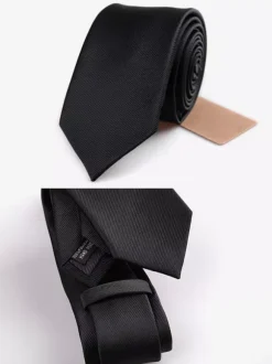 Mens Necktie 6cm Narrow Version Formal Wear Business and Wedding Pure Tie