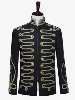 Men's Palace Suit Stage Performance Wear Long Sleeves Retro Costumes Costumes