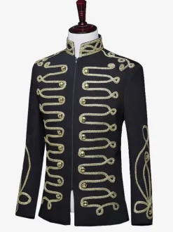 Men's Palace Suit Stage Performance Wear Long Sleeves Retro Costumes Costumes