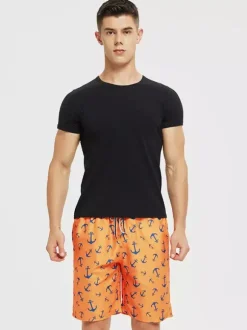 Men’s Quick-Dry Shorts Plus Size Beach Color Board Short Men’s Swim Trunks