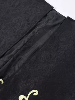 Men's Retro Stempunk Long Coat Long Sleeves Embroidery Vintage Victorian Coat