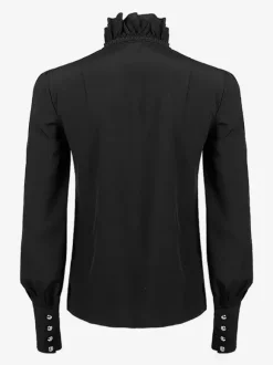 Mens Ruffle Shirts Renaissance Shirt Tops Steampunk Gothic Costumes Casual Button Down Long Sleeve Shirts