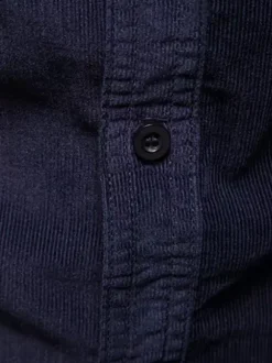 Men's Shirt Cotton Slim Fit Casual Long Sleeve Shirt