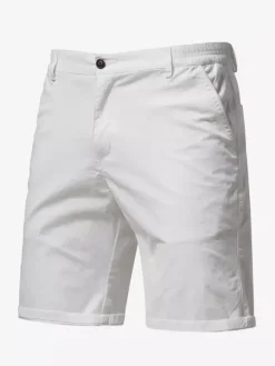 Men's Shorts Elastic Waist Summer Lightweight Cargo Shorts