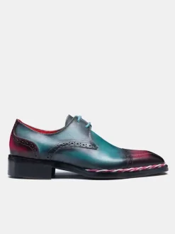 Men's Slip On Loafer Debby Handmade Lace Up Prom Wedding Shoes