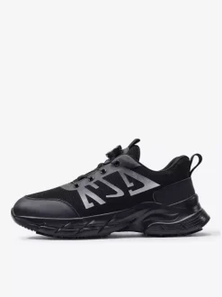 Mens Sneaker Low Top Non Slip Thick Sole Running Shoes Lightweight Spinning Lace-Free Jogging Shoes
