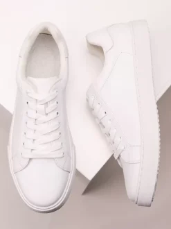 Mens Sneakers Comfy PU Leather Round Toe Basket Sport Shoes