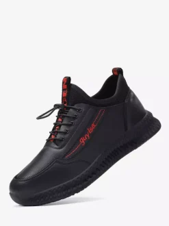 Mens Sneakers High Range Thick Sole Running Shoes Lightweight Breathable Rainproof Jogging Shoes