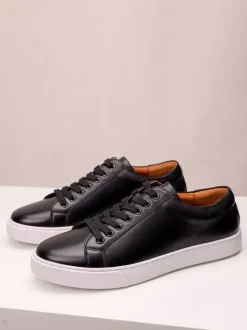 Mens Sneakers Round Toe Lace-Ups flats Hiking Shoes