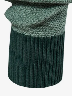 Men's Sweaters Men's Pullover Knitwear Jewel Neck Color Block Winter Orange Deep Gray