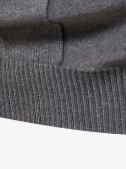 Men's Sweaters Men's Pullover Knitwear Jewel Neck Winter Green Apricot