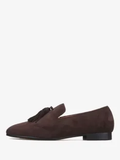 Mens Tassel Loafer penny Shoes Suede Slip-On Artwork Round Toe Prom Luxury Wedding Shoes