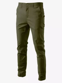 Men's Trousers Casual Natural Waist Straight Men’s Pants With Pockets