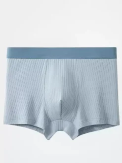 Men's Underwear Cotton Mid-Waist Plus Size Breathable Men's Underwear Boxer Shorts