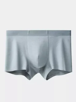 Men’s Underwear 100% Cotton Soft And Breathable Seamless Cotton Boxer Briefs