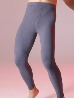Men’s Warm Cotton Pants Fleece Lined Thermal Pants Unisex Leggings