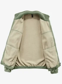 Men's Warm Winter Zipper Jacket Casual Stand Collar Cotton Fleece Coat