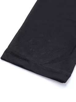 Mesh Sleeve Mini Dress For Women - Black Elegant Mock Neck Puff Skater - Spring Evening Cocktail 2026