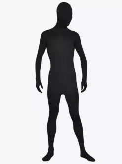 Morph Suit Black Lycra Spandex Fabric Zentai Suit Unisex Full Body Suit