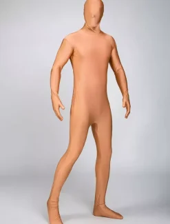 Morph Suit Nude Color Lycra Spandex Fabric Zentai Suit Unisex Full body Suit