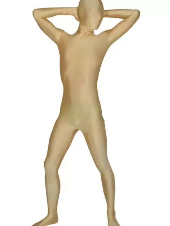 Morph Suit Skin Color Lycra Spandex Fabric Zentai Suit Unisex Full Body Suit