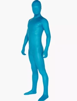 Morph Suit Water Blue Zentai Suit Full Body Lycra Spandex Bodysuit