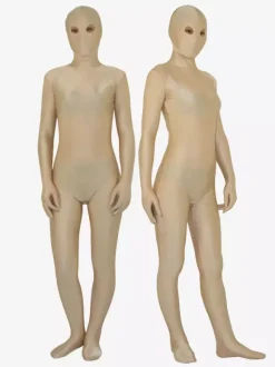 Morph Suit Fleshcolor Bare-eyed Lycra Spandex Catsuit