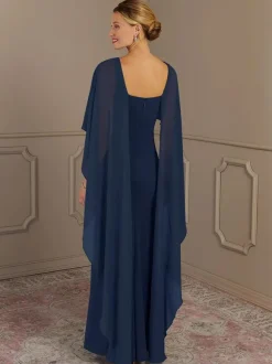 Mother Dress Jewel Neck Sleeveless A-Line Wedding Guest Dresses