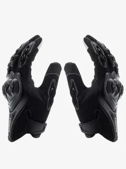 Motorcycle riding genuine leather touch screen men's racing biking climbing hiking gloves