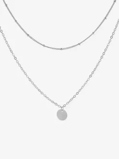 Necklace Layered Ring Beaded Details Chic Women Necklace