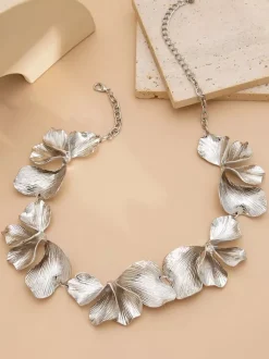 Necklace Metal 18-24 Inches Euro-Style Flower Link Chain Daily Casual Adult's Girl's Jewelry