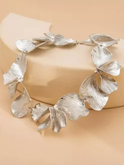 Necklace Metal 18-24 Inches Euro-Style Flower Link Chain Daily Casual Adult's Girl's Jewelry