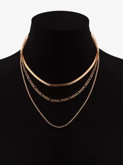 Necklace Multi-Layer Hip Hop Bright Chain Clothing Gift Necklace