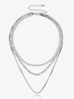 Necklace Multi-Layer Hip Hop Bright Chain Clothing Gift Necklace