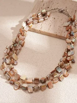 Necklace Shell 18-24 Inches Euro-Style Irregular Link Chain Daily Casual Adult's Girl's Jewelry