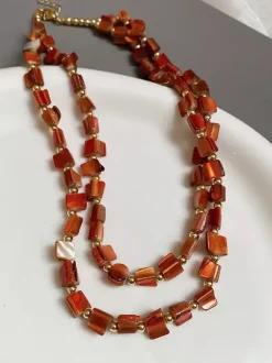 Necklace Shell 18-24 Inches Euro-Style Irregular Link Chain Daily Casual Adult's Girl's Jewelry
