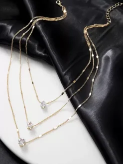 Necklace Water Drops Heart Star Stylish Necklace